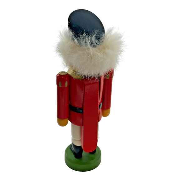 VTG Erzgebirge Expertic Nutcracker 9.5” DDR German Wooden Soldier Missing Sword - Picture 7 of 13